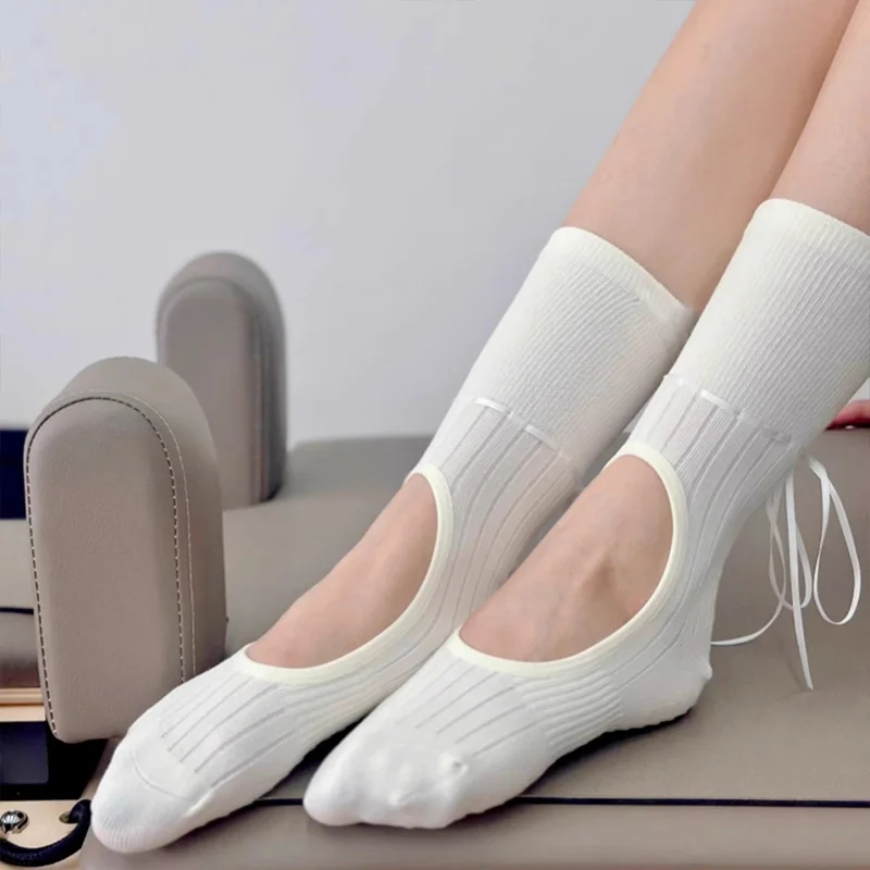 Youtube Yoga Pilates - Mode Frauen Yoga Socken Bänder Ausgesetzt