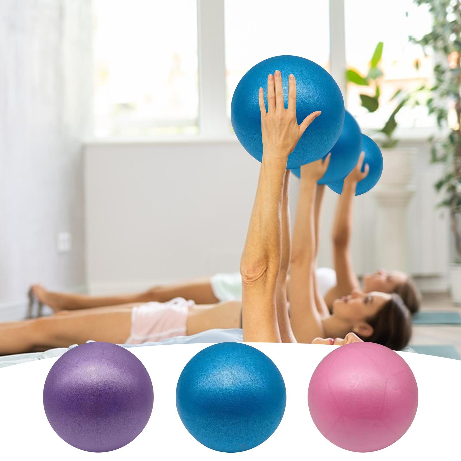 Pilates Toning Ball - 15CM Aufblasbarer Indoor-Yogaball Fitness PVC Pilates