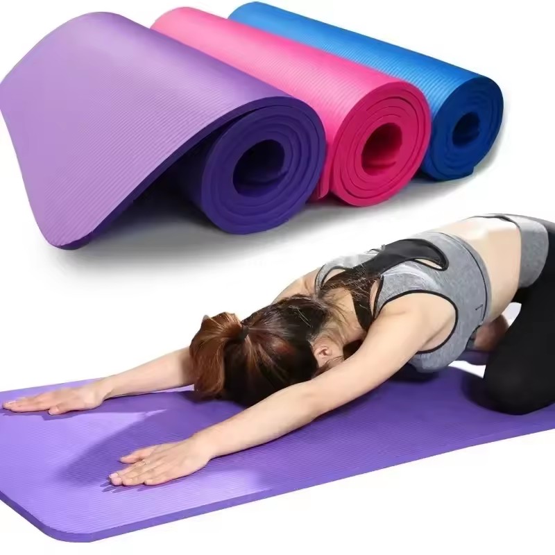 Pilates Yoga For Beginners - 1 cm dicke Yogamatte, rutschfeste Sport-Fitnessmatte,