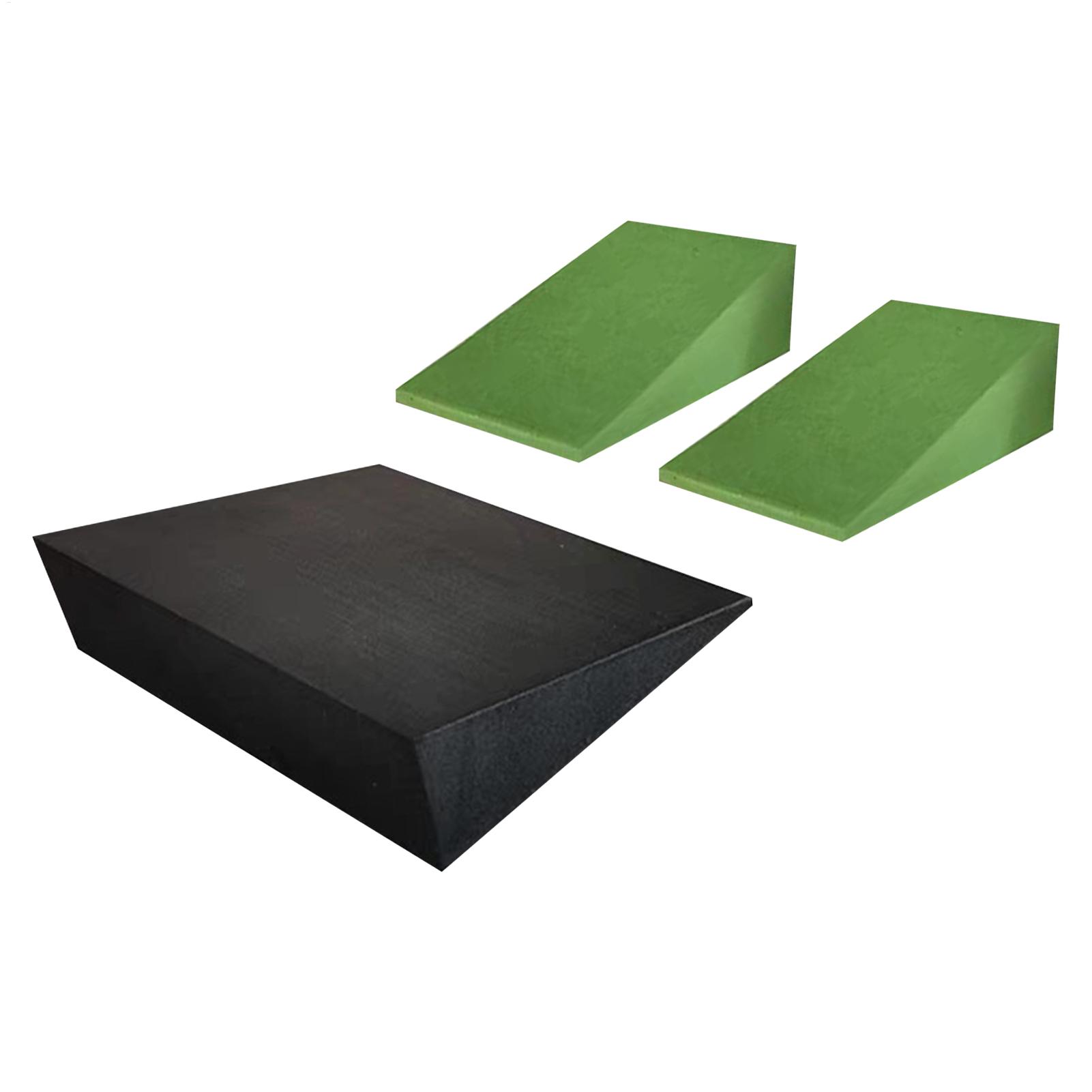 Pilates Yoga Block Exercises - 3-teiliges Yoga-Keilblock-Set aus EVA-Schaumstoff, Yoga-Keilbretter, Übungs-Yoga-Block,