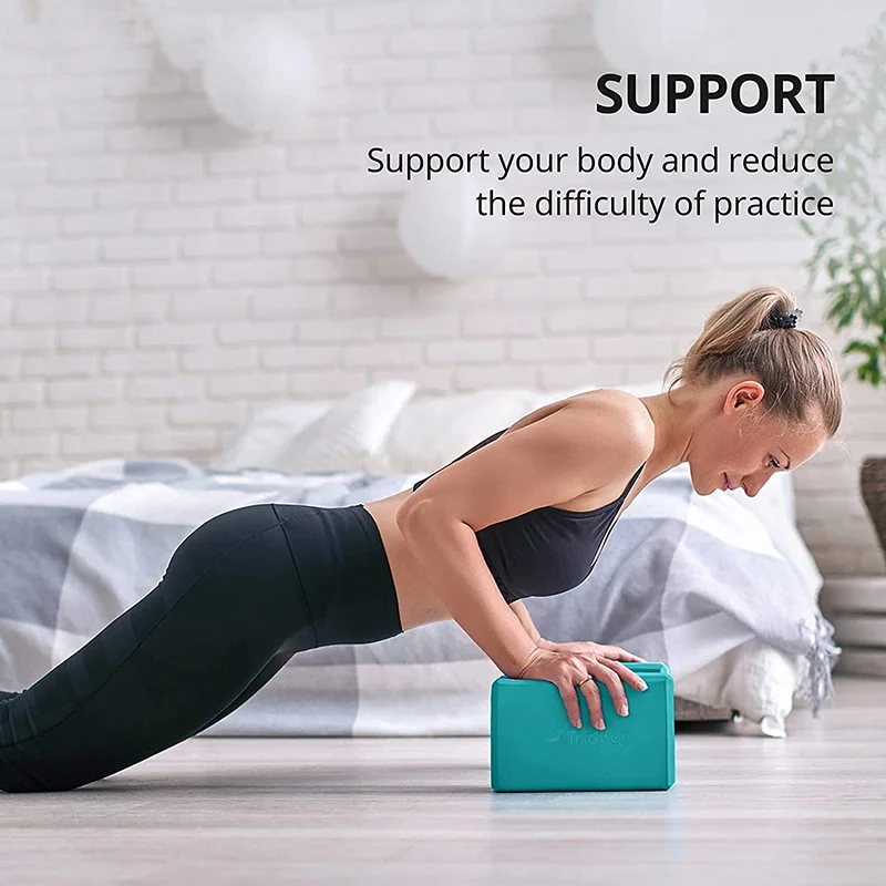 Pilates Yoga Block Exercises - Yoga-Bausteine, Pilates-Würfel, Verstärkungsmatten, Sport-Yoga-Zubehör, Übungsgeräte für