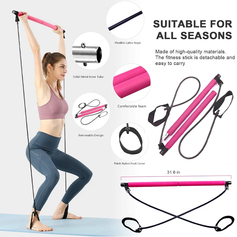Pilates And Yoga Combined - Fitness Bar Yoga Brust Expansion Spannung