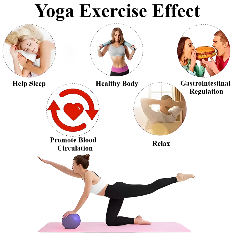 25cm Yoga-Ball für Gymnastik,  – Pilates Toning Ball Bewertung und Preis