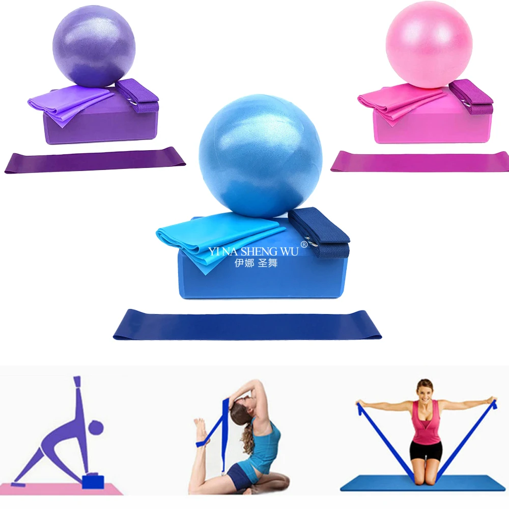Yoga Starter Kit 5pc Set Yoga  – Pilates Yoga Block Exercises Bewertung und Preis