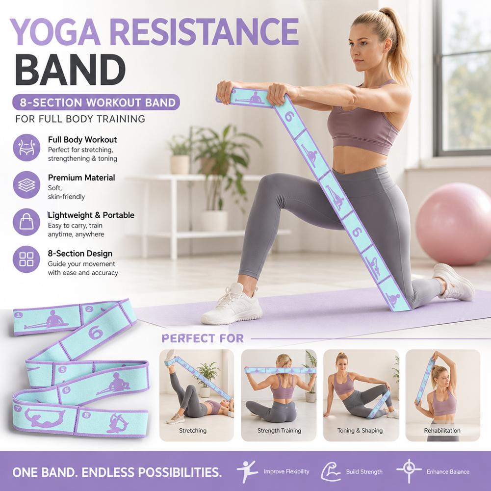 Widerstandsband Yoga-Hilfsgurt – Pilates Yoga For Beginners Bewertung und Preis