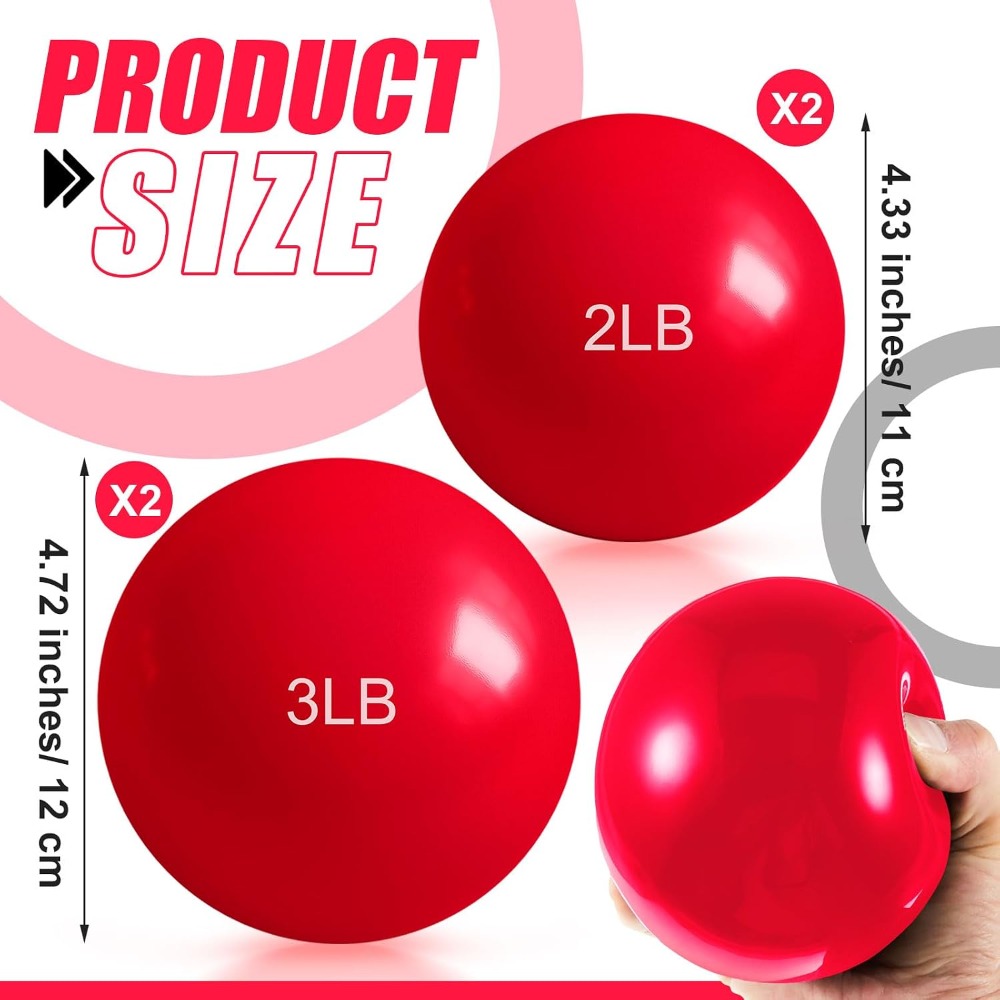 1lb-5lb Gewichtete Trainingsbä – Pilates Toning Ball Bewertung und Preis