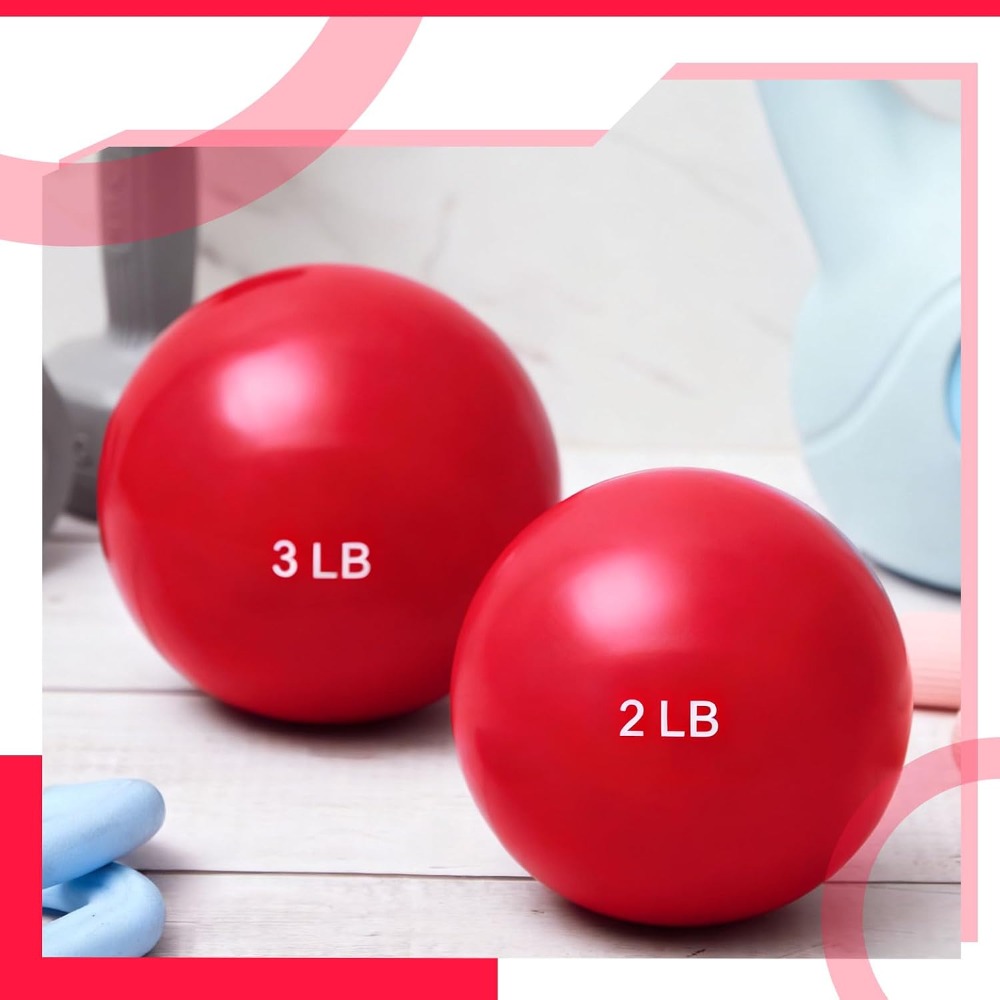 1lb-5lb Gewichtete Trainingsbä – Pilates Toning Ball Bewertung und Preis