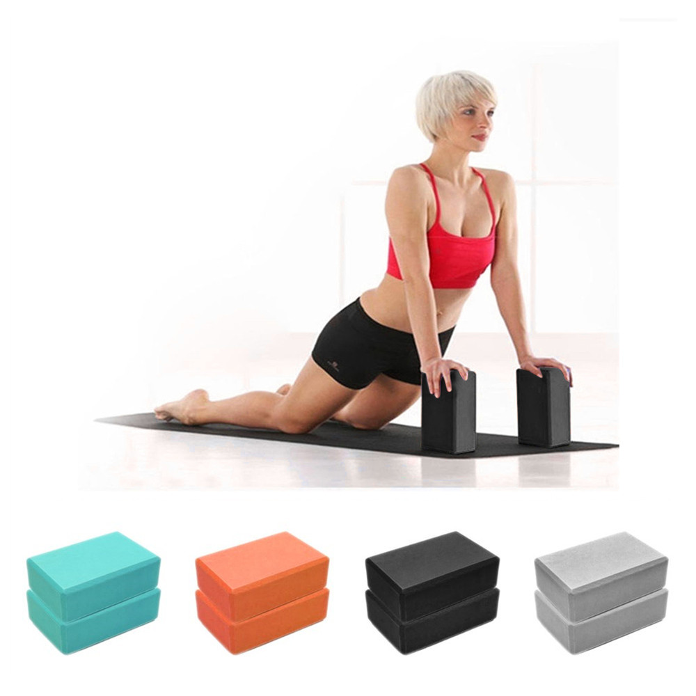 Farbiger EVA-Yoga-Blockstein,  – Pilates Yoga Block Exercises Bewertung und Preis